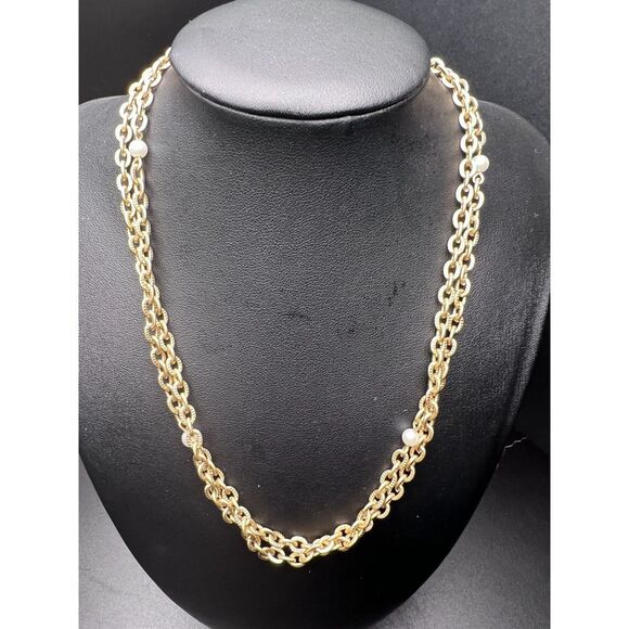 Lia Sophia Pearl Station Necklace - Picture 6 of 6